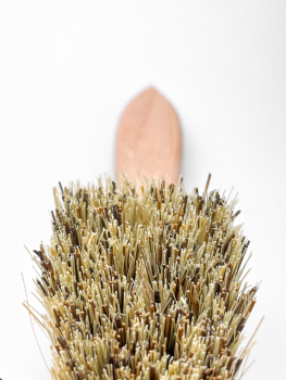 Preview: Hufbürste / Union geschwungen, Holz geölt